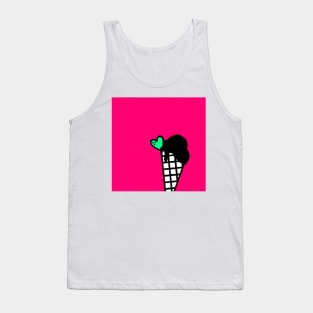 Snow Cone Icecream Love Colors Tank Top